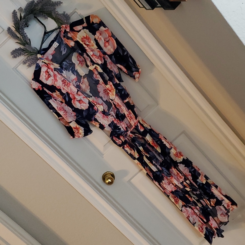 Floral Wrap Dress